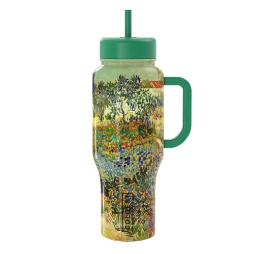 Coldest Tumbler with Handle and Straw