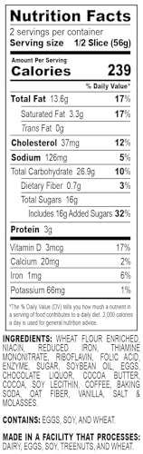 Nadel Naturally Delicious Cappuccino Chocolate Chip bread (48 Ounce)