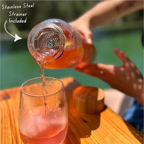 Pure Glass Reusable Water Bottle w
