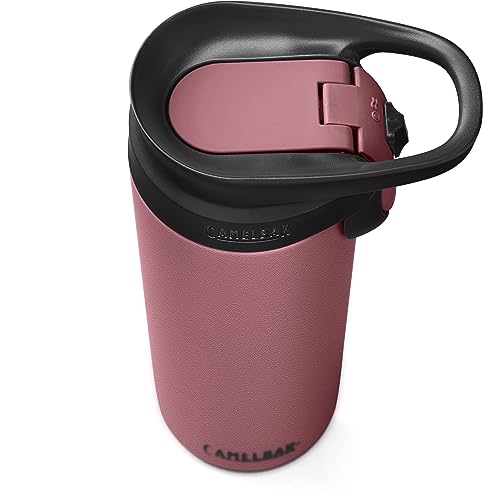 Forge Flow Insulated Stainless Steel Travel Mug Terracotta Rose