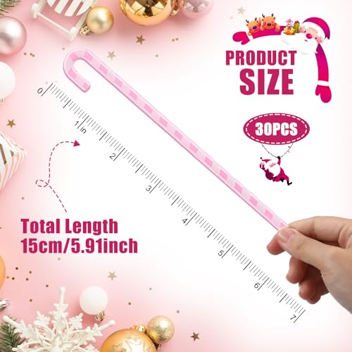 30Pcs Christmas Drink Stirrer Candy Cane Stir Stick (30 Count)