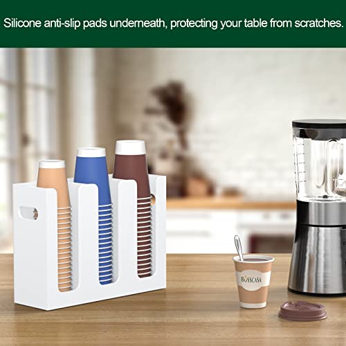 Disposable Coffee Cup Dispenser with Handles