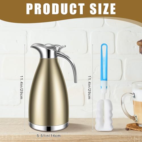 2 Pcs 68oz Thermal Coffee Carafe for Keeping Hot (2 Count)