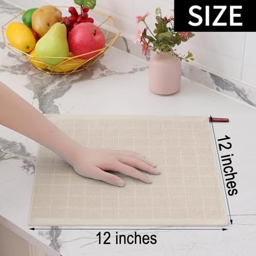 100% Cotton Terry Kitchen Dish Cloths (6 Count)