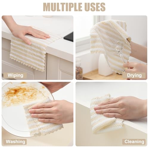12 Pack Coral Velvet Dish Cloths (12 Count)