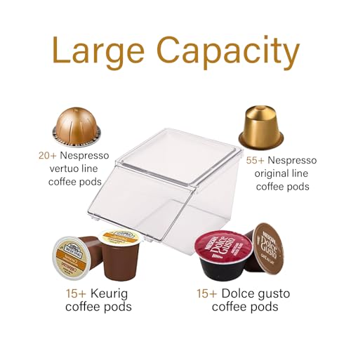 Front Opening Stackable Tea Bag Organizer (2 Count)