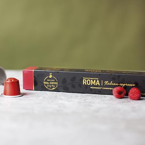 Roma’ Strong Espresso Coffee Pods for Nespresso Original Line Machines (100 Count)