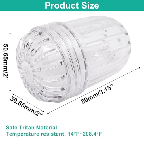 2Pcs Upgraded Fruit Infuser Insert for Wide Mouth Water Bottles (2 Count)