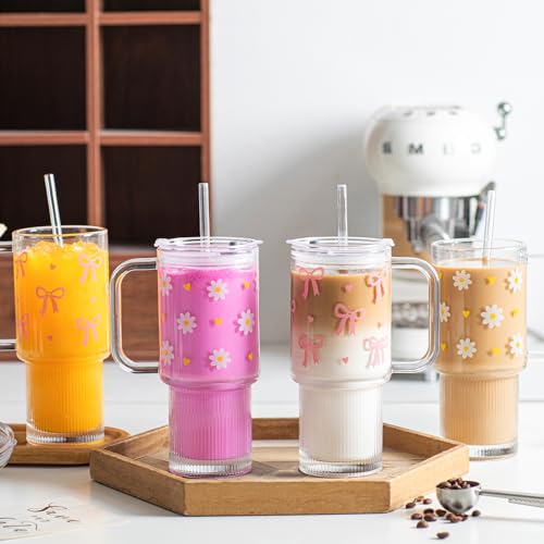 26 oz Glass Tumbler with Handle
