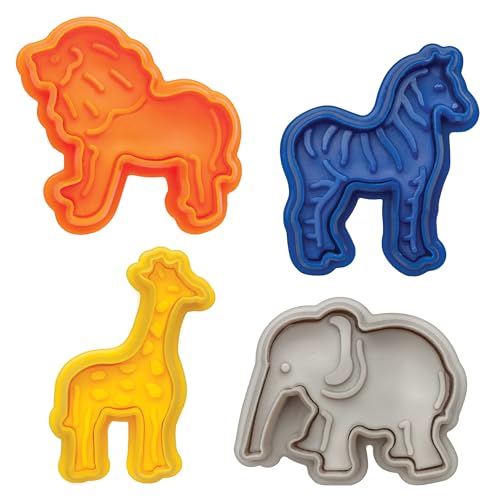 Animal Cracker Cookie Cutters (4 Count)