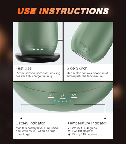 Self Heating Coffee Mug T2