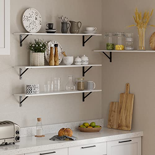 Long Wall Shelves (2 Count)