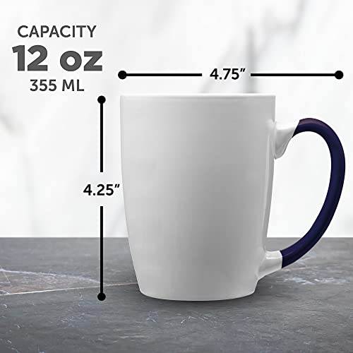 Java Two Tone Coffee Mugs 12 oz. Set of 10 (10 Count)