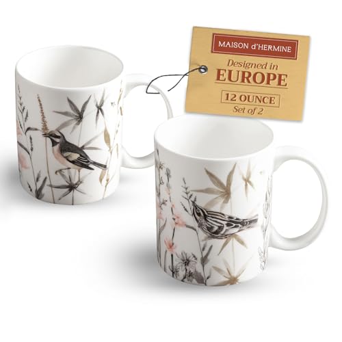 Coffee Mug with Handles Tea Cups (2 Count)