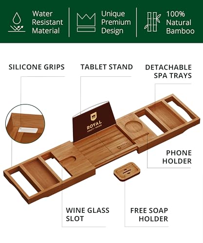 Trending Now Wood Bath Tray