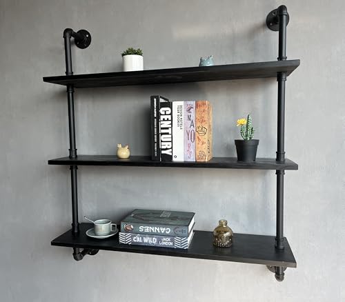 Industrial Pipe Shelf Shelving Bookcase