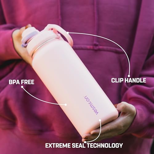 Vessence 24 Oz Stainless Steel Tea Infuser Bottle for Loose Leaf Tea