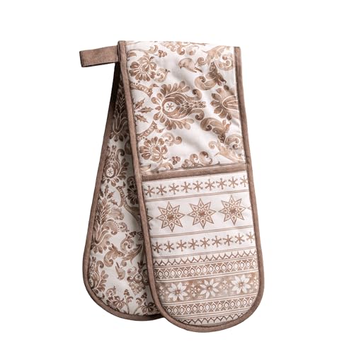Double Oven Mitts 100% Cotton Double Oven Glove