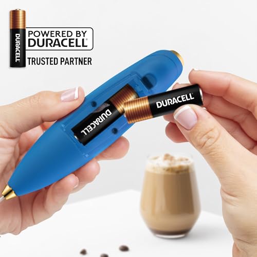 Powerful Milk Frother Wand With Duracell Batteries