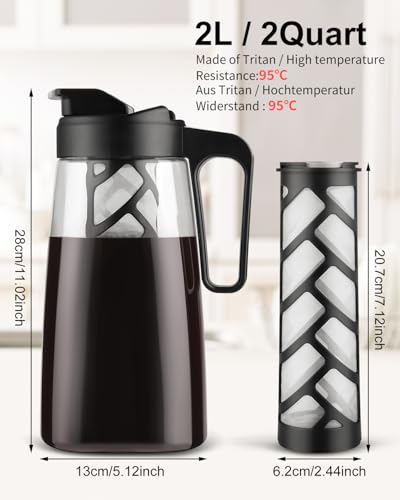 Large Ice Cold Coffee (64 Ounce)