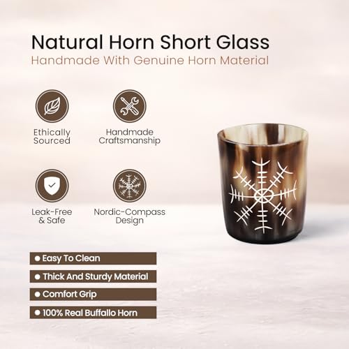 Viking Horn Shot Glasses Set of 12 (12 Count)