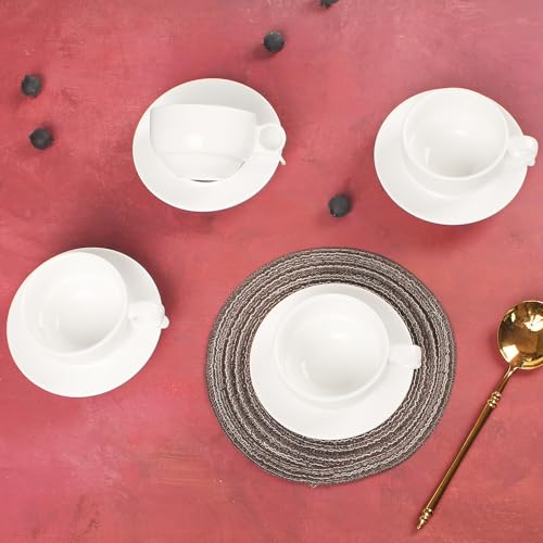 Italian Style Porcelain Espresso Cup Set (4 Count)