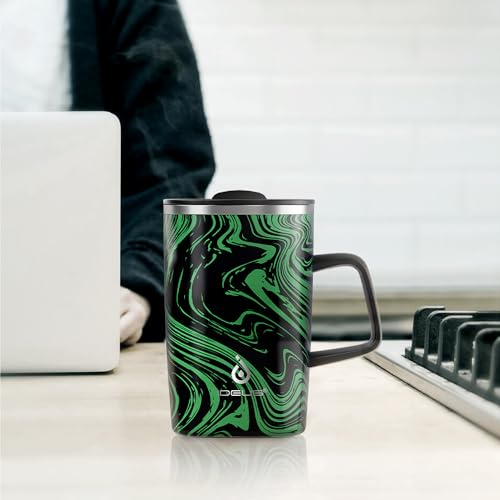 16 oz Insulated Coffee Mug with Lid and Handle