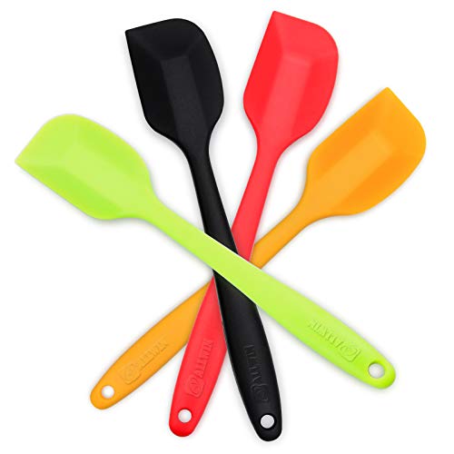 4 Piece Silicone Spatula Set with Stainless Steel Core (4 Count)