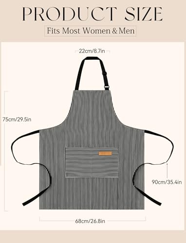 2 Pack Kitchen Cooking Aprons (2 Count)