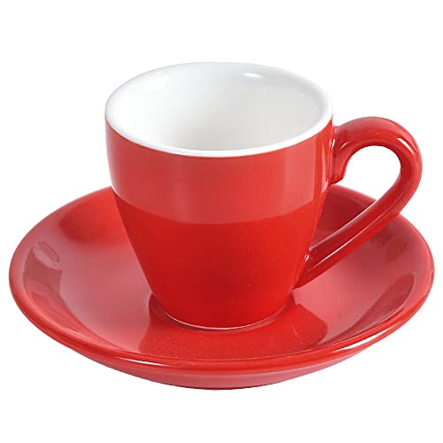 Porcelain Espresso Cup with Saucer