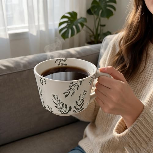 4 Pack Speckled Ceramic Coffee Mugs