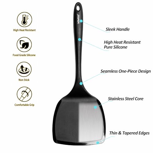 Large Size Silicone Spatula Set (2 Count)