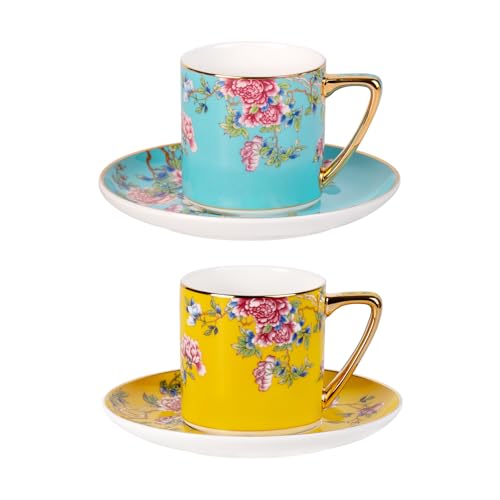 Tea Cup and Saucer (2 Count)