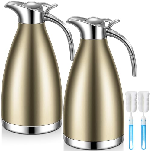 2 Pcs 68oz Thermal Coffee Carafe for Keeping Hot (2 Count)