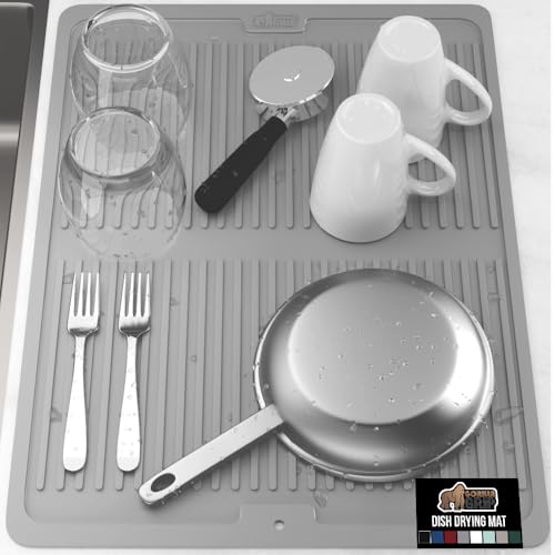 Patented BPA Free Silicone Dish Drying Mat