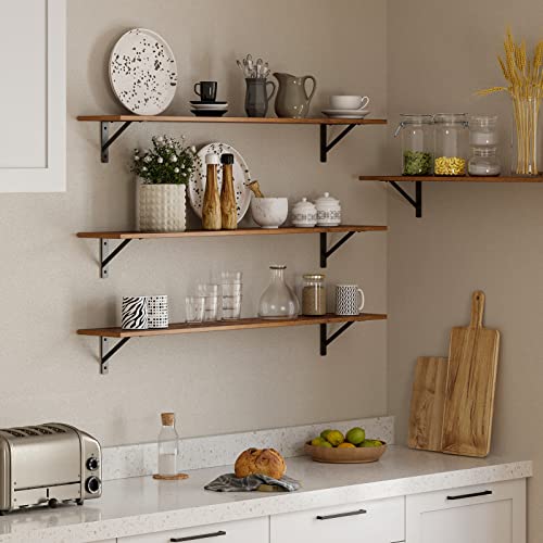 Long Wall Shelves (4 Count)