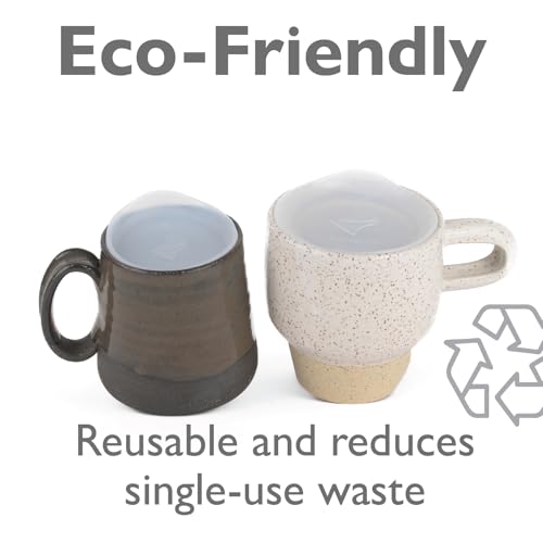 Reusable Silicone Lid for Coffee Cups and Mugs