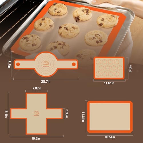 Silicone Baking Mat Set (4 Count)