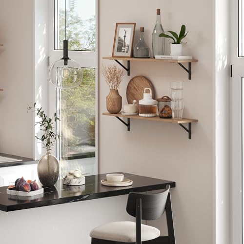 Long Wall Shelves (2 Count)