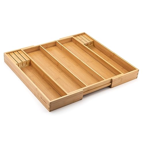 Kitchen Drawer Organizer with Knife Blocks