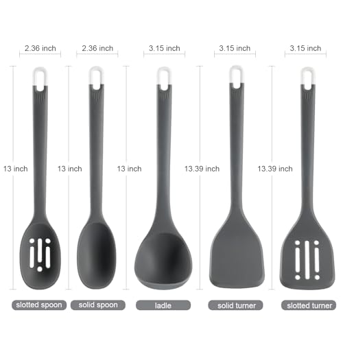 Silicone Kitchen Cooking Utensils Set (5 Count)