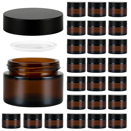 Glass Jars with Lids (24 Count)