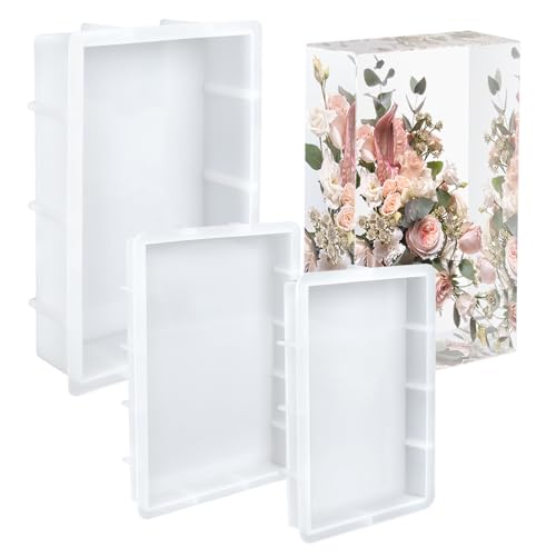 Large Rectangular Resin Molds (3 Count)