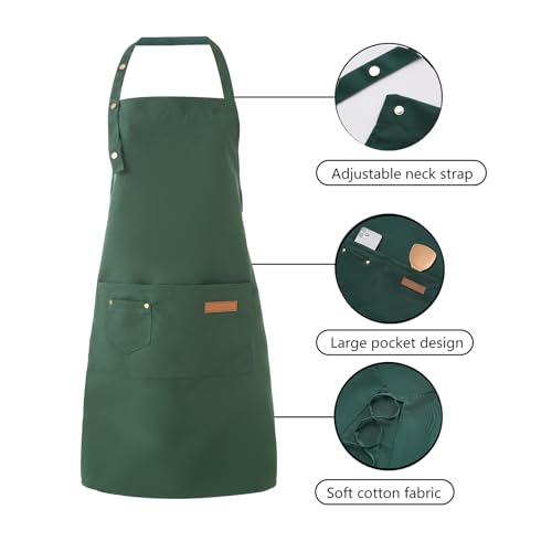 Art Aprons for Women Painting Pottery Baking