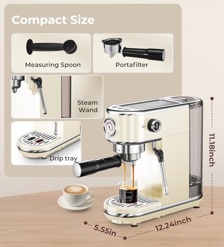Espresso Machine with Milk Frother