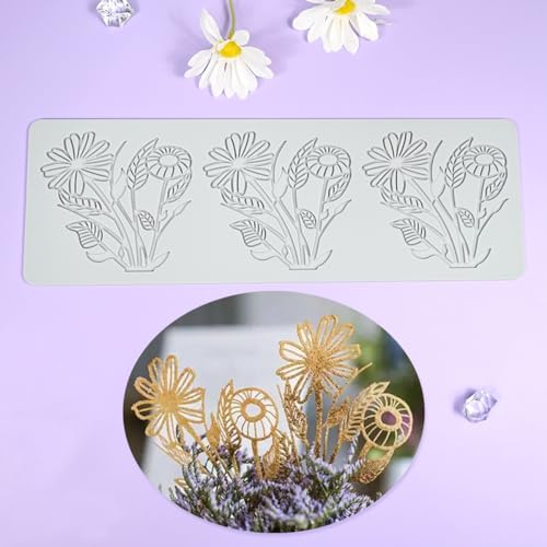 Flower Silicone Cake Lace Mold Cake Decorating Tool Border Decoration Lace Mold Kitchen Baking Tool