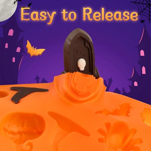 Halloween Chocolate Silicone Molds (4 Count)