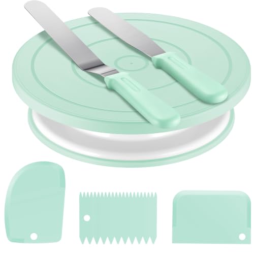 Cake Decorating Kit with Turntable Baking Supplies for Beginner Pros