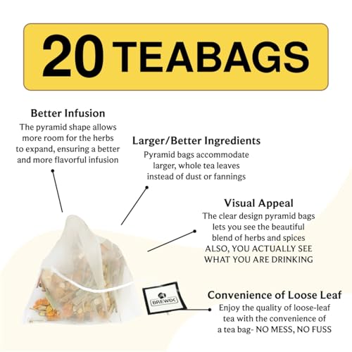 Turmeric Ashwagandha Herbal Tea Bags (20 Count)
