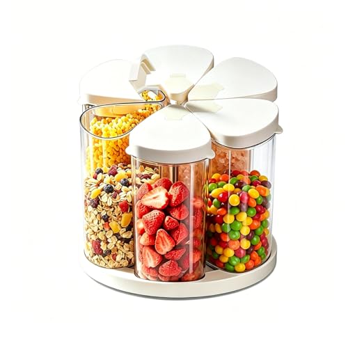 Rotating Food Storage Containers Set of 6 (6 Count)